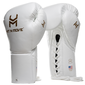 Boxhandschuhe HitnMove Balance Schnürung Weiss 16oz