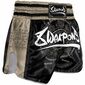 Muay Thai Shorts 8 Weapons 8 Ways Yant 2.0 Schwarz/Sand S