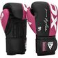 Boxhandschuhe Rex F4 – Rosa/Schwarz – 10oz
