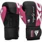 Boxhandschuhe Rex F4 – Rosa/Schwarz – 12oz