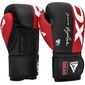 Boxhandschuhe Rex F4 – Rot/Schwarz – 12oz