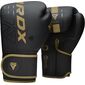 Boxhandschuhe RDX F6 Kara – Schwarz/Gold – 14oz