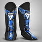 Schienbeinschoner RDX Aura F17 Schwarz/Blau - Grösse M