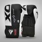 Boxhandschuhe Rex F4 – Weiss/Schwarz – 16oz