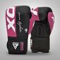 Boxhandschuhe Rex F4 – Rosa/Schwarz – 10oz